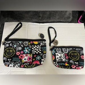 2 Justice dual Set Makeup bags